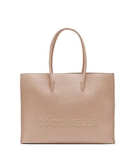 COCCINELLE MYRTHA MAXI LOG Borsa shopping in pelle martellata rosette - Borse Donna - 1