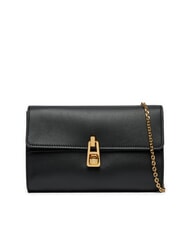 COCCINELLE MAGIE 2NITE Pochette in pelle con tracolla catena Nero - Borse Donna - 1
