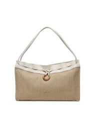 COCCINELLE ISABELA CANVAS Borsa hobo in tela e pelle - Borse Donna