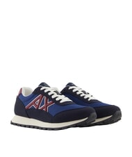 ARMANI EXCHANGE DROP MICROSUEDE Sneakers con logo a contrasto - Scarpe Uomo