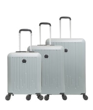DELSEY CHRISTINE EU Set Trolley Cabin + Medio + Grande ARGENTO - Set Trolley - 1