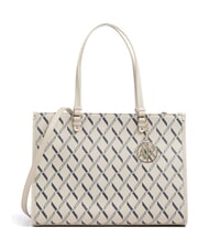 ARMANI EXCHANGE A|X LOGO ALL OVER Borsa a spalla, con tracolla sound sand / sound sand - Borse Donna - 1