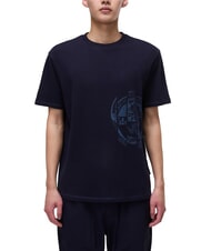 NAPAPIJRI S-VANNI T-Shirt in cotone blu marine - T-shirt Uomo - 1