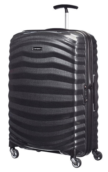 SAMSONITE LITE-SHOCK Trolley misura media, ultraleggero NERO - Trolley Rigidi