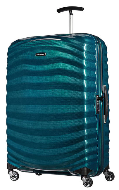 SAMSONITE LITE-SHOCK Trolley misura grande, ultraleggero petrolblue - Trolley Rigidi