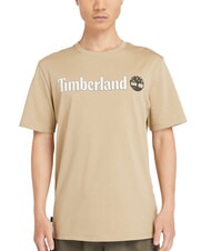 TIMBERLAND KENNEBEC RIVER LINEAR LOGO T-shirt in cotone - T-shirt Uomo
