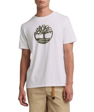 TIMBERLAND KENNEBEC RIVER T-Shirt in cotone white - T-shirt Uomo - 1