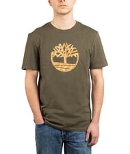 TIMBERLAND KENNEBEC RIVER T-Shirt in cotone grapleaf - T-shirt Uomo - 1