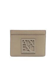 ARMANI EXCHANGE A|X Porta carte di credito piatto brown bass - Portafogli Donna - 1