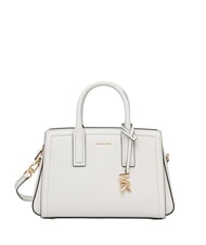 MICHAEL KORS LAILA Borsa a mano in pelle con tracolla optic white - Borse Donna - 1