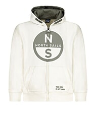 NORTH SAILS CORE Felpa unisex con cappuccio marshmallow - Felpe Bambini - 1