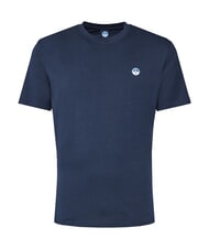 NORTH SAILS BOLLO T-shirt in cotone navy blue - T-shirt Uomo - 1