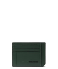 PIQUADRO W137 Porta carte di credito piatto in pelle - Portafogli Uomo