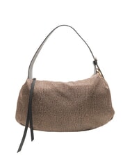 BORBONESE PRIVE Borsa hobo a spalla OP/NATURALE/NERO - Borse Donna - 1