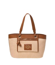LOVE MOSCHINO STRAW CHIC Borsa a spalla naturale/cuoio - Borse Donna - 1