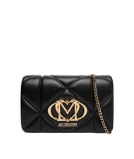 LOVE MOSCHINO EMBOSSED Mini Bag a tracolla Nero - Borse Donna - 1