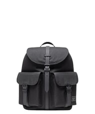 HERSCHEL DAWSON Zaino piccolo, design multitasche black tonal - Zaini Scuola & Tempo Libero - 1