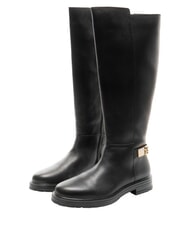 TOMMY HILFIGER TH Stivali allti in pelle - Scarpe Donna
