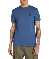 TIMBERLAND SS DUNRIVER CREW T-shirt in cotone oceana - T-shirt Uomo - 1