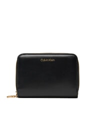 CALVIN KLEIN HARDWARE MONOGRAM Portafoglio in pelle - Portafogli Donna