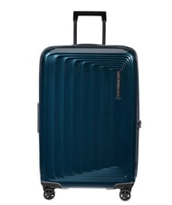SAMSONITE NUON Trolley medio espandibile metallic dark blue - Trolley Rigidi - 1