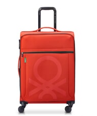 BENETTON COLOR BLOCK Trolley Medio, espandibile ROSSO - Trolley Semirigidi - 1