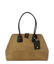 BORBONESE GEMINI Borsa a spalla op naturale/nero - Borse Donna - 1