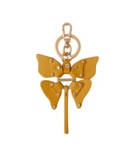 BORBONESE KEYRING Portachiavi in pelle saffron - Portachiavi - 1