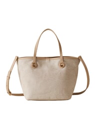 BORBONESE FLIGHT Shopper a mano, con tracolla sabbia - Borse Donna - 1