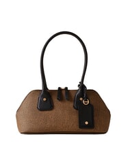 BORBONESE GEMINI Borsa a spalla op naturale/nero - Borse Donna - 1