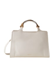BORBONESE BOLT Borsa a mano, con tracolla chantilly cream/op - Borse Donna - 1