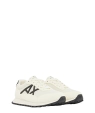 ARMANI EXCHANGE DROP MICROSUEDE Sneakers con logo a contrasto - Scarpe Uomo