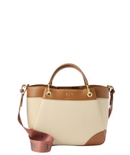 ARMANI EXCHANGE WAVE Borsa shopping, con tracolla natural / saline clay - Borse Donna - 1