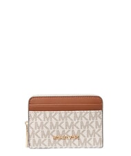 MICHAEL KORS JET SET Portacarte con portamonete vanilla/acrn - Portafogli Donna - 1