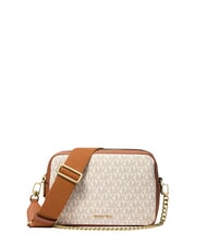 MICHAEL KORS BRYANT Borsa a tracolla stampa logo all over vanilla/acrn - Borse Donna - 1