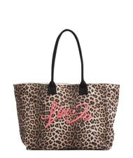 LIUJO PLENTIA Borsa a spalla shopping animalier - Borse Donna - 1