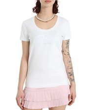 GUESS SCRIPT T-Shirt in cotone - T-shirt e Top Donna
