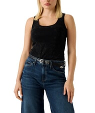 GUESS 4G ALLOVER Top jetbla - T-shirt e Top Donna - 1