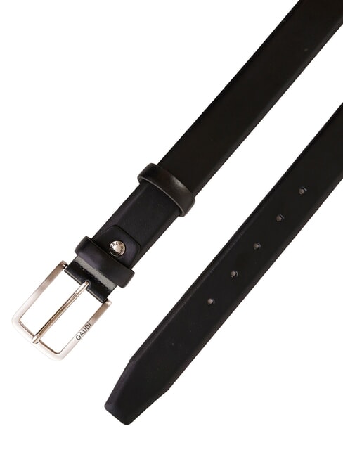 GAUDI Herren Grtel Bridge Wlbungsgrtel H 3 cm Leder SCHWARZ SCHWARZ 443897 7990₽