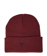 GAUD&Igrave; EVAN Cappello beanie logo ricamato burgundy - Cappelli - 1