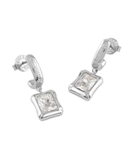 GUESS BAMBOO Orecchini, pendenti con zirconia cubica SILVER - Orecchini - 1