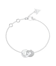GUESS BLOOMING SUMMER Bracciale con due cerchi intrecciati SILVER - Bracciali Donna - 1