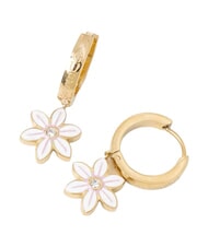 GUESS WHITE LOTUS Orecchini motivo loto oro - Orecchini - 1