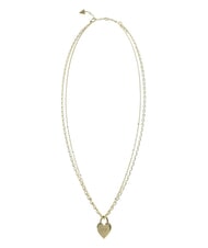 GUESS ALL YOU NEED IS LOVE Collana con charm a forma di cuore yellow gold - Collane - 1