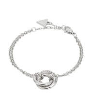 GUESS PERFECT Bracciale con charm cerchi intrecciati - Bracciali Donna