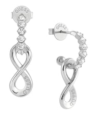 GUESS ENDLESS DREAM Orecchini, forma infinito con logo inciso - Orecchini