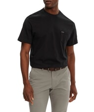 GUESS JEANS REGULAR LOGO T-Shirt in cotone jetbla - T-shirt Uomo - 1