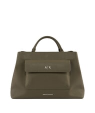 ARMANI EXCHANGE NICOLE Borsa a mano con tasca e tracolla - Borse Donna