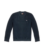 TOMMY HILFIGER TH JEANS Maglione girocollo dark night navy - Maglie Uomo - 1