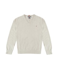 TOMMY HILFIGER TH Maglia light grey heather - Maglie Uomo - 1